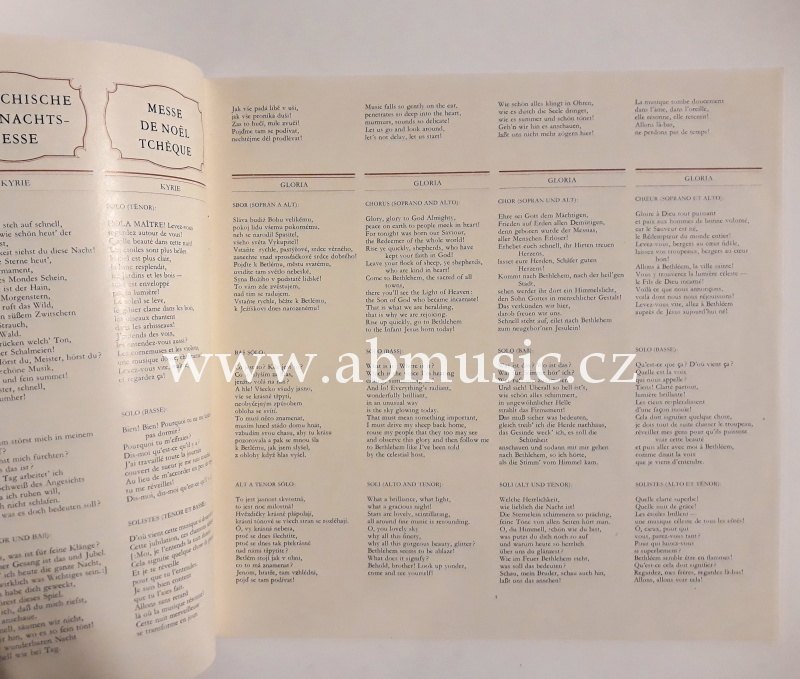 LP CZECH CHRISTMAS PASTORELLAS