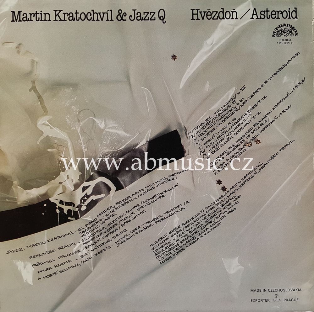LP Martin Kratochvíl & Jazz Q - Hvězdoň / Asteroid 