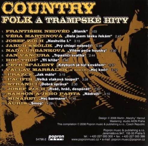 Country Folk A Trampská Hitparáda CD
