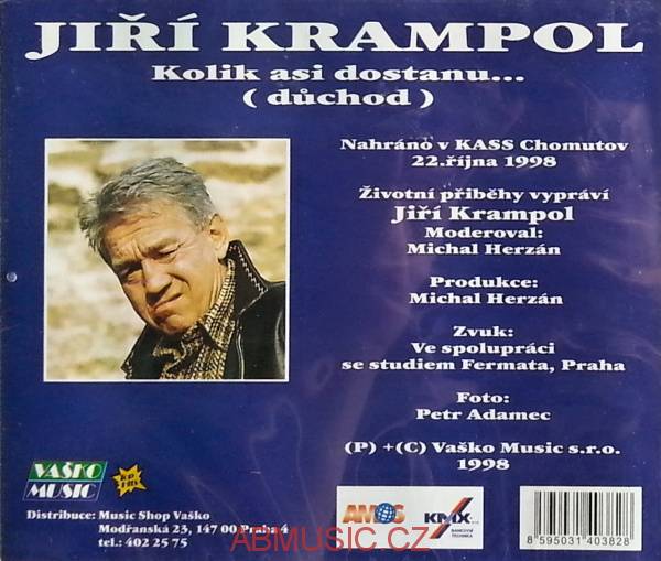 Jiří Krampol - Kolik asi dostanu ... důchod , CD
