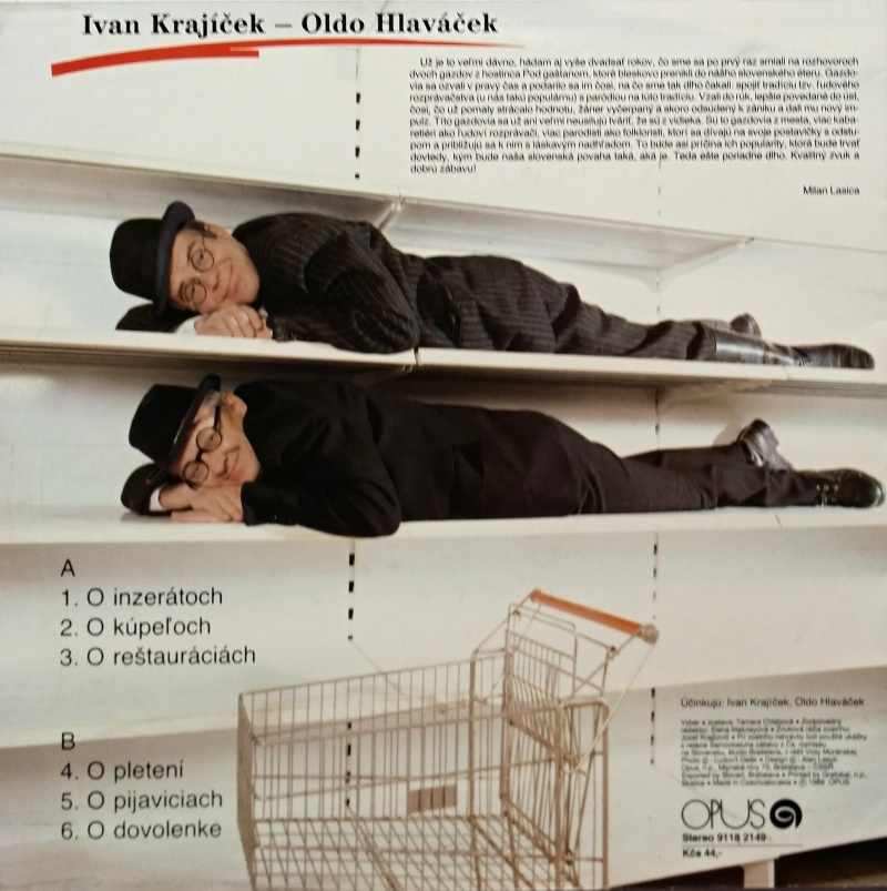 LP - IVAN KRAJÍČEK a OLDO HLAVÁČEK - Hostinec pod gaštanom v samoobsluhe zábavy