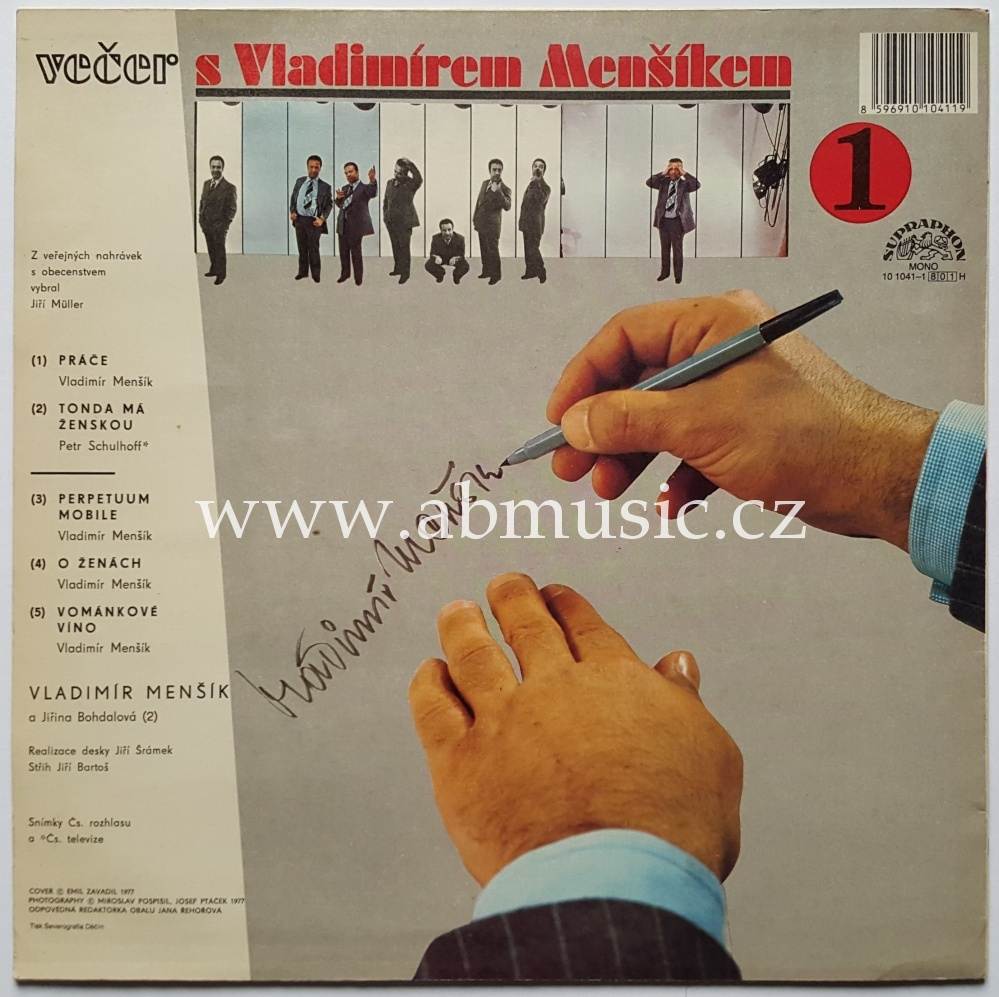 LP Vladimír Menšík - Večer s Vladimírem Menšíkem 1.