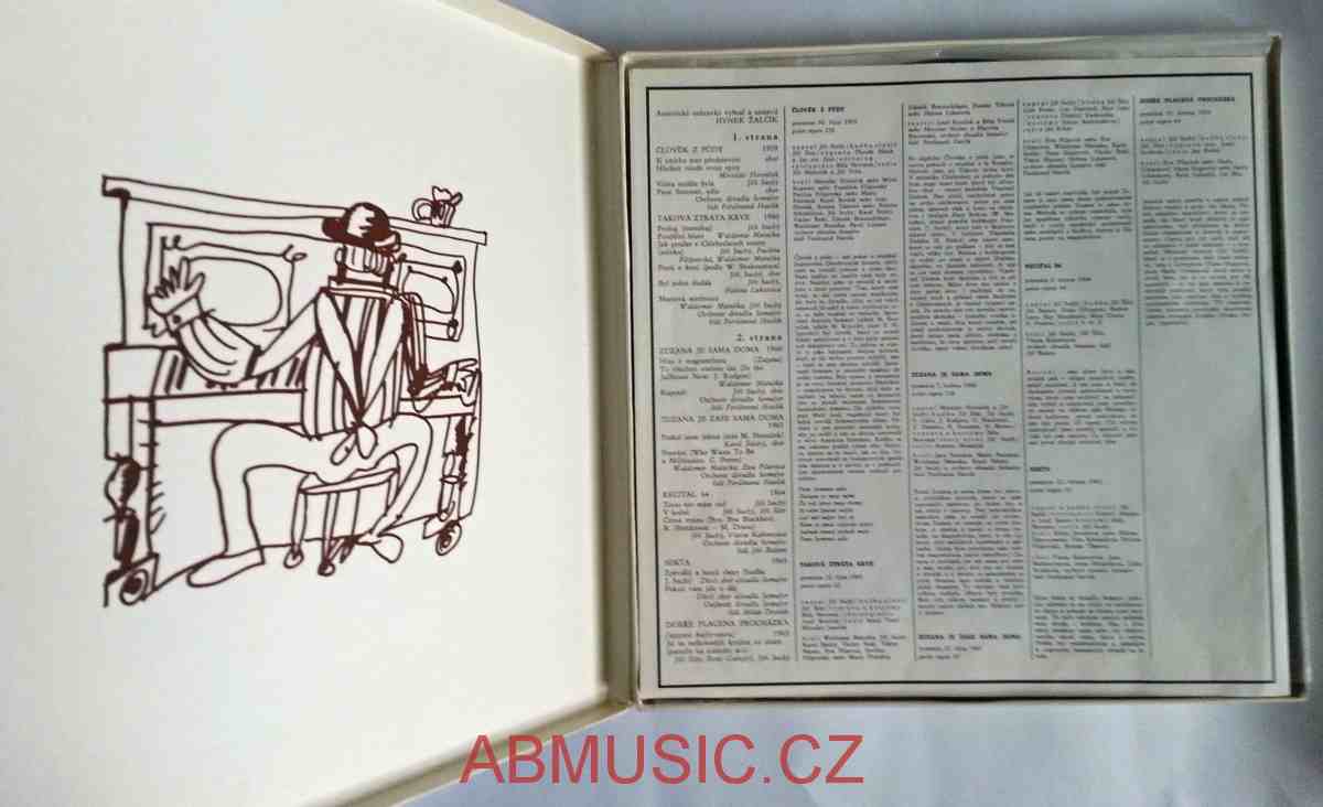 LP Divadlo SEMAFOR 1959 -1969 BOX - Jiří Suchý a Jiří Šlitr TREZOR !