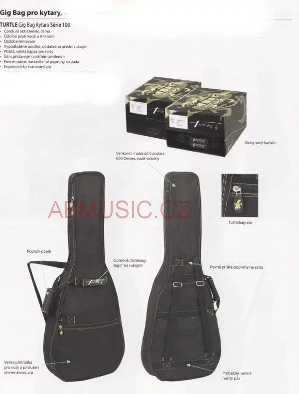 Pouzdro na kytaru 3/4 GEWA Pure Série 100 