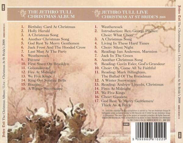 JETHRO TULL - CHRISTMAS ALBUM * 2009 , 2 CD