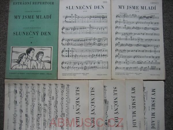Noty pro orchestr - Slunečný den