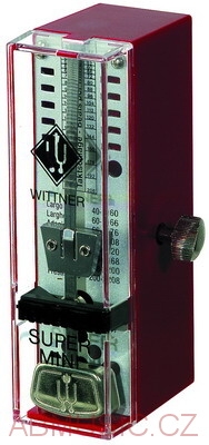 Wittner Metronom Super Mini - Rubínově červený