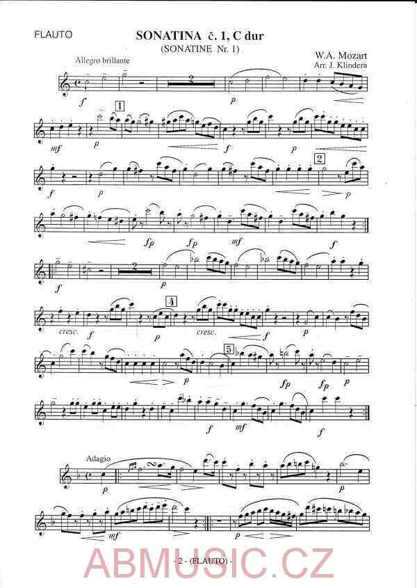 Mozart W.A. - Sonatina č. 1