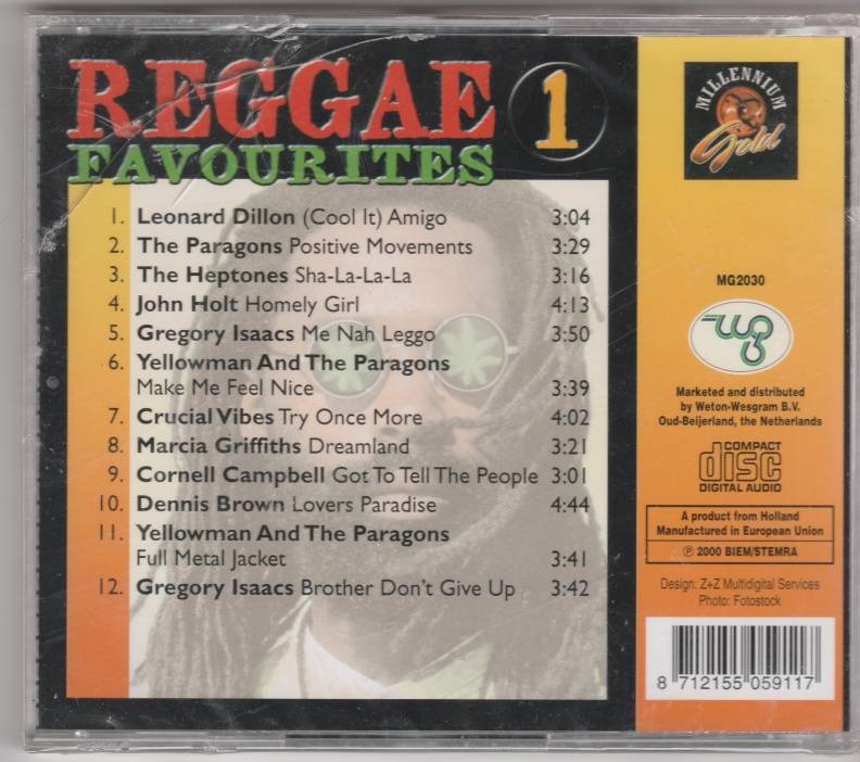 CD REGGAE FAVOURITES 1