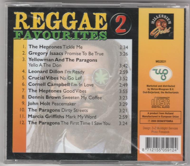 CD REGGAE FAVOURITES 2