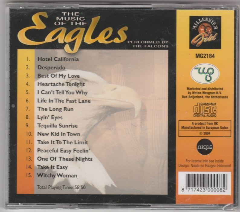 CD The Music Of The EAGLES Performed The Falcons