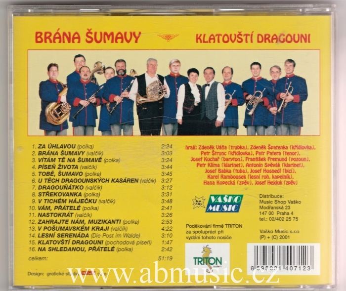 CD Klatovští dragouni - Brána Šumavy 