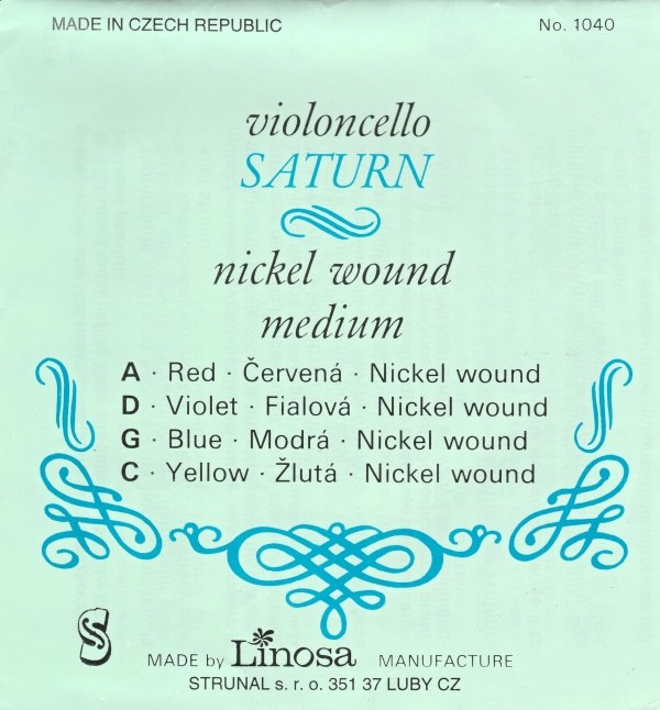 Struny pro violoncello Strunal Linosa Saturn Student 1040 sada 1/2 