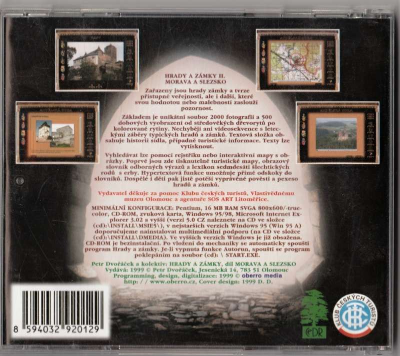 CD-ROM Hrady a zámky II.