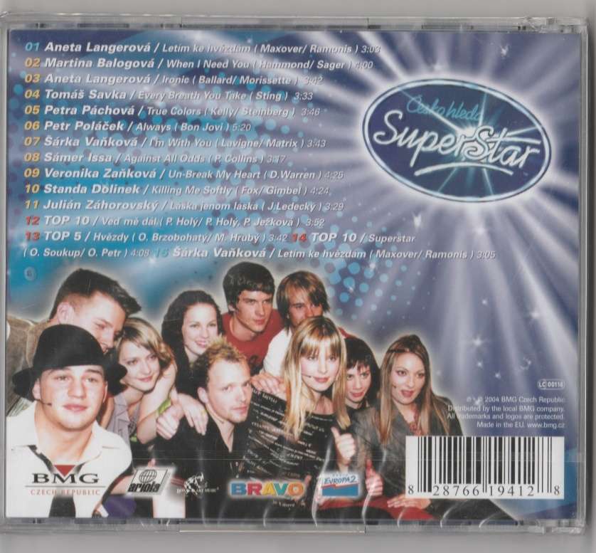 CD Česko hledá Superstar TOP 10