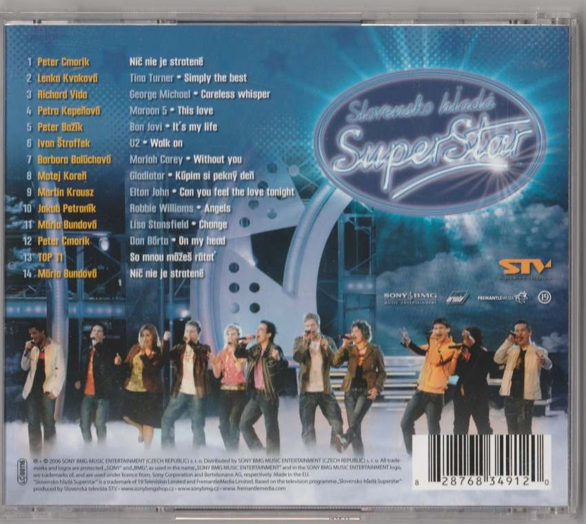 CD Česko hledá Superstar TOP 11