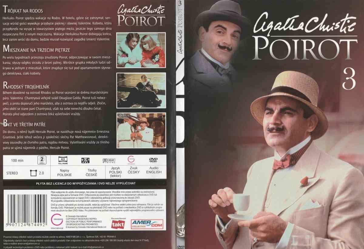 DVD POIROT 3 Agatha Christie 