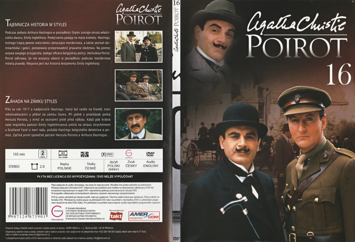 DVD POIROT 16 Agatha Christie 