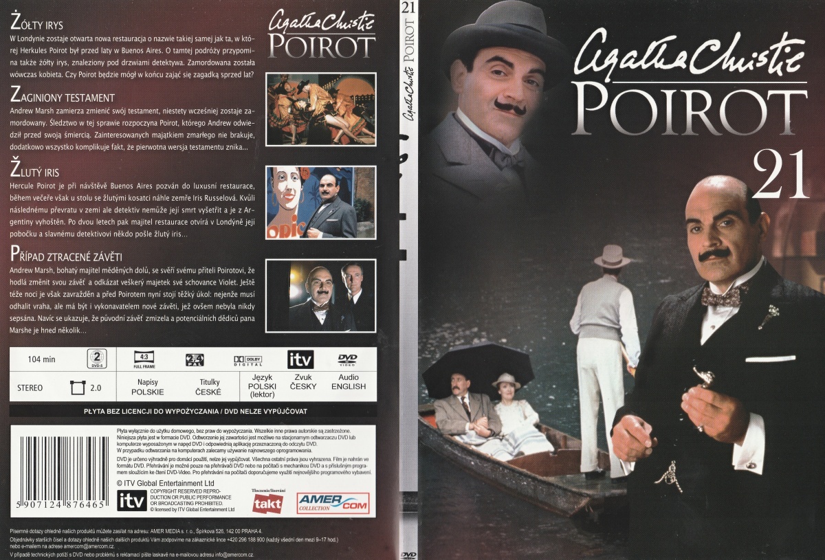 DVD POIROT 21 Agatha Christie