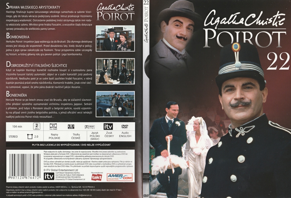 DVD POIROT 22 Agatha Christie 