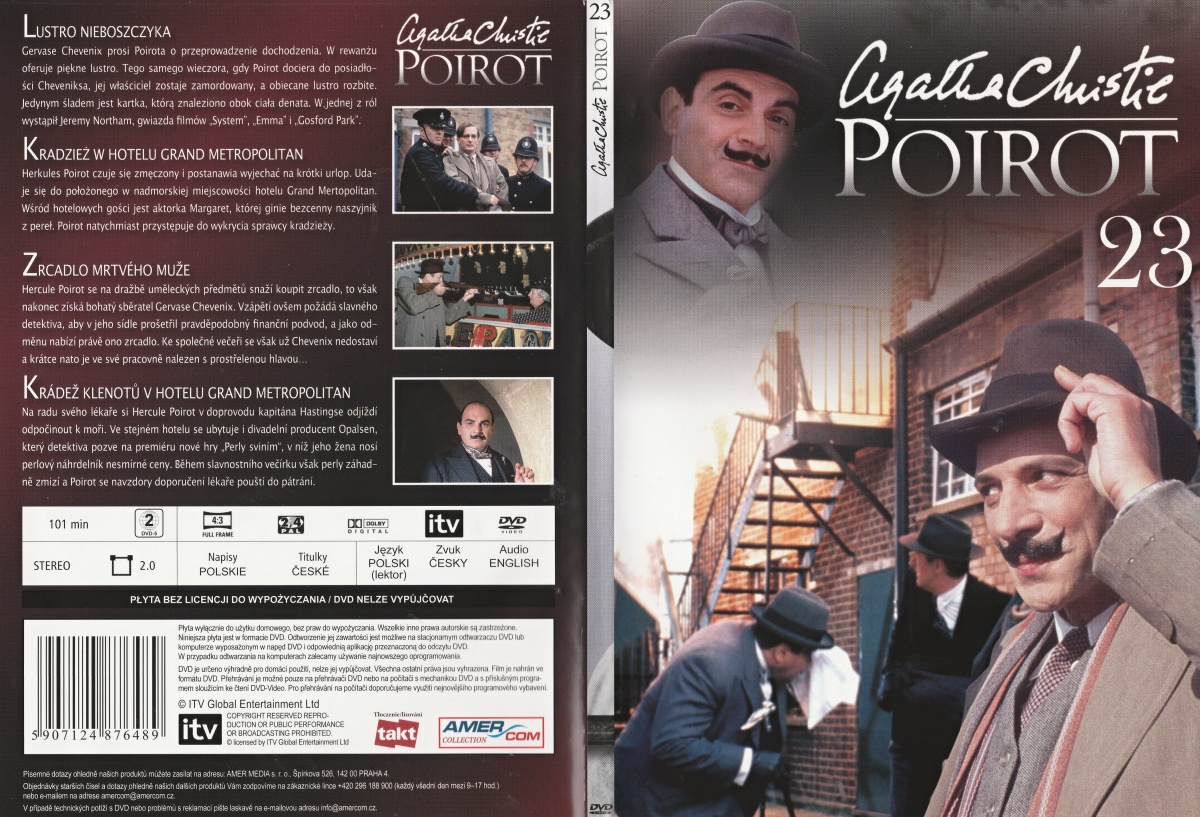 DVD POIROT 23 Agatha Christie 