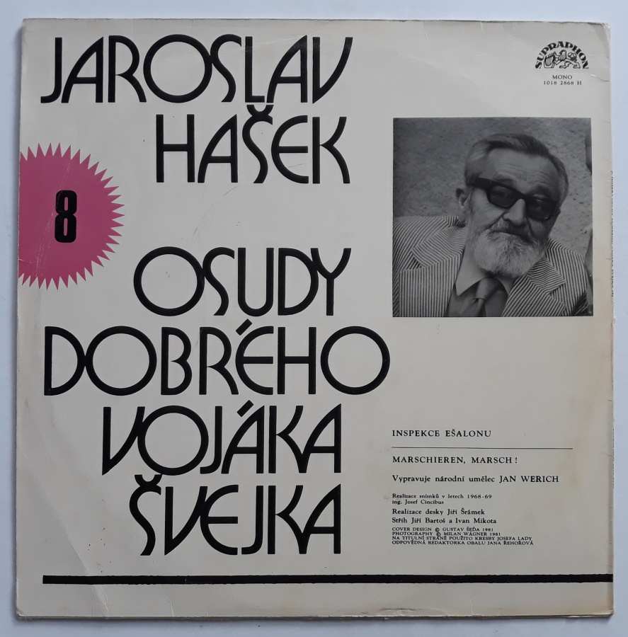 LP Osudy dobrého vojáka Švejka 8 - Jaroslav Hašek 