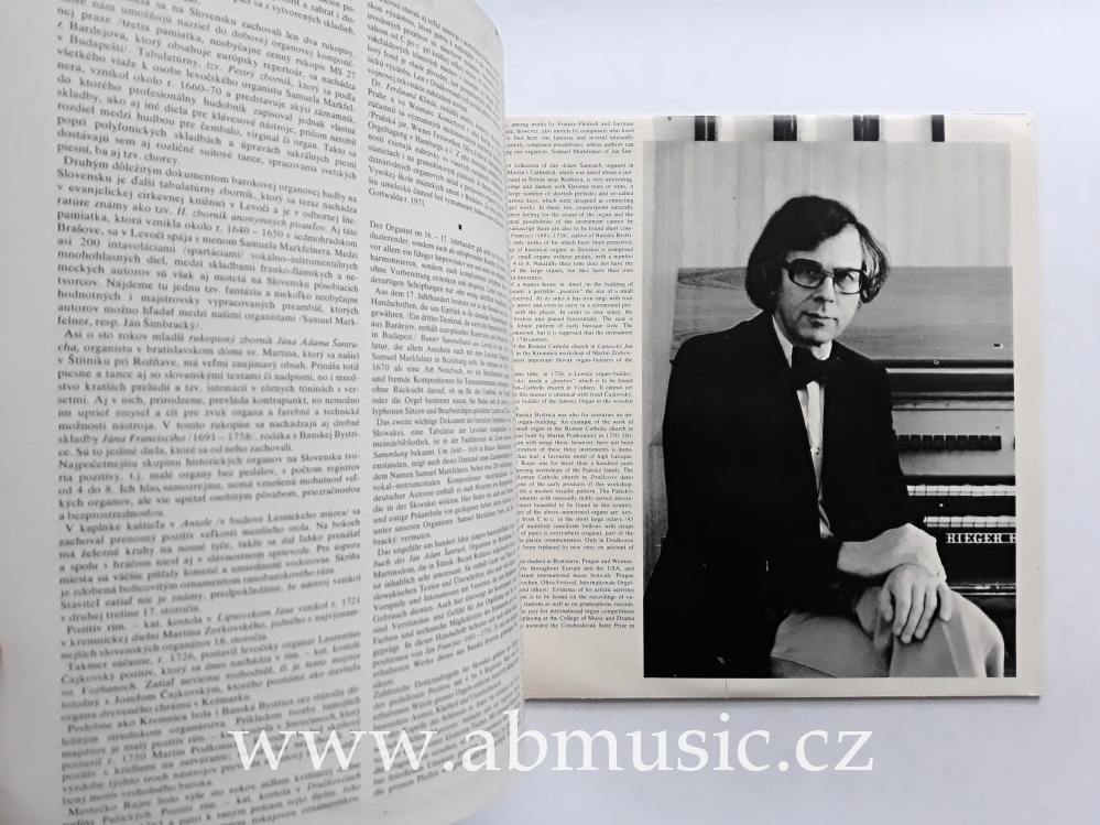 LP Czechoslovak Historic Organs - Organs in Slovakia