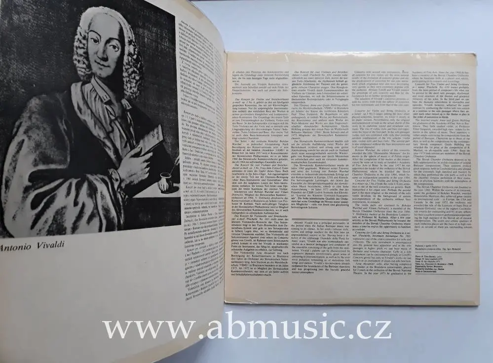 LP Antonio Vivaldi - Inštrumentálne koncerty