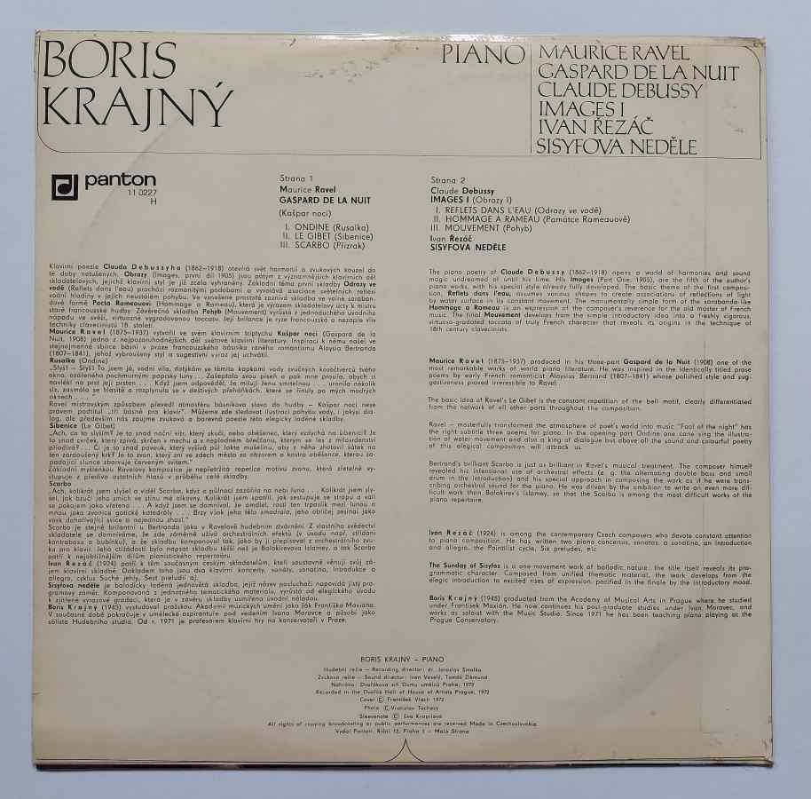 LP Boris Krajný - Ravel , Debussy 