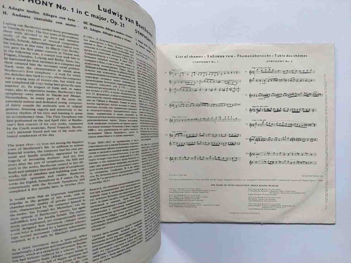 LP Ludwig Van Beethoven - Symphony no. 1 in C major