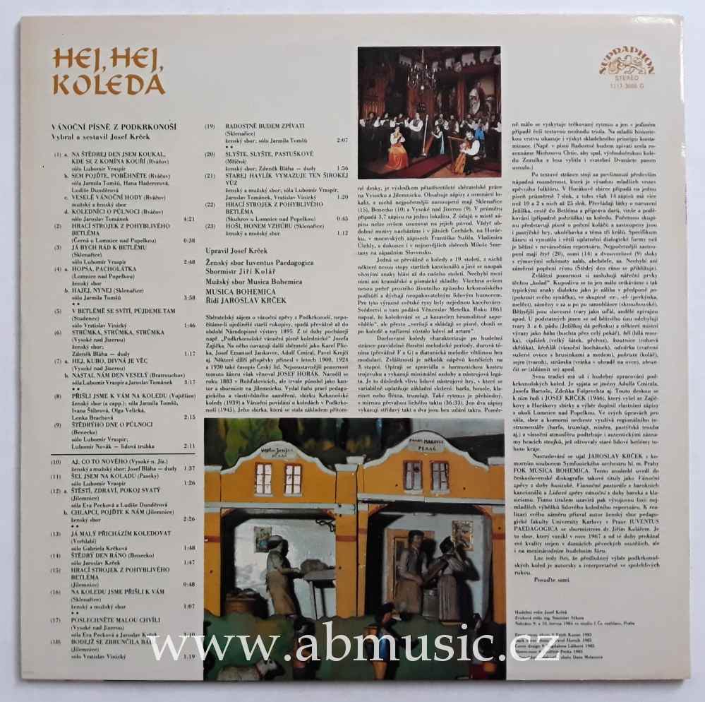LP Hej,Hej,Koleda - Vánoční písně z Podkrkonoší