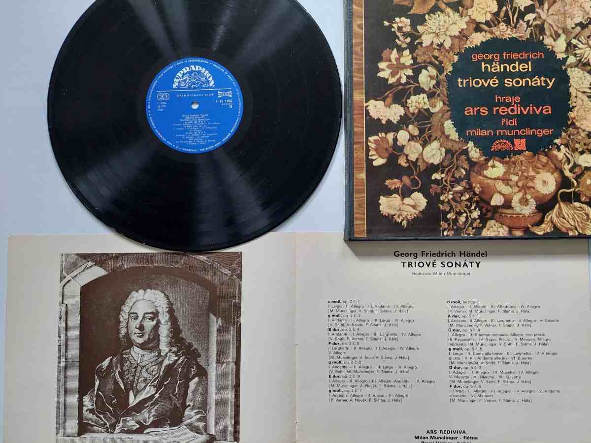 3 LP Georg Friedrich Händel - Triové sonáty