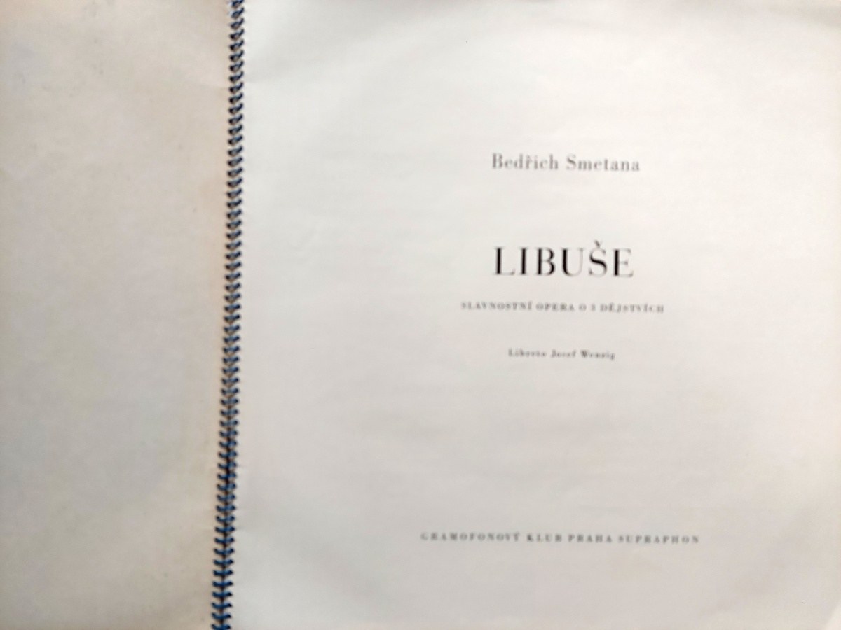 4 LP Bedřich Smetana - Libuše