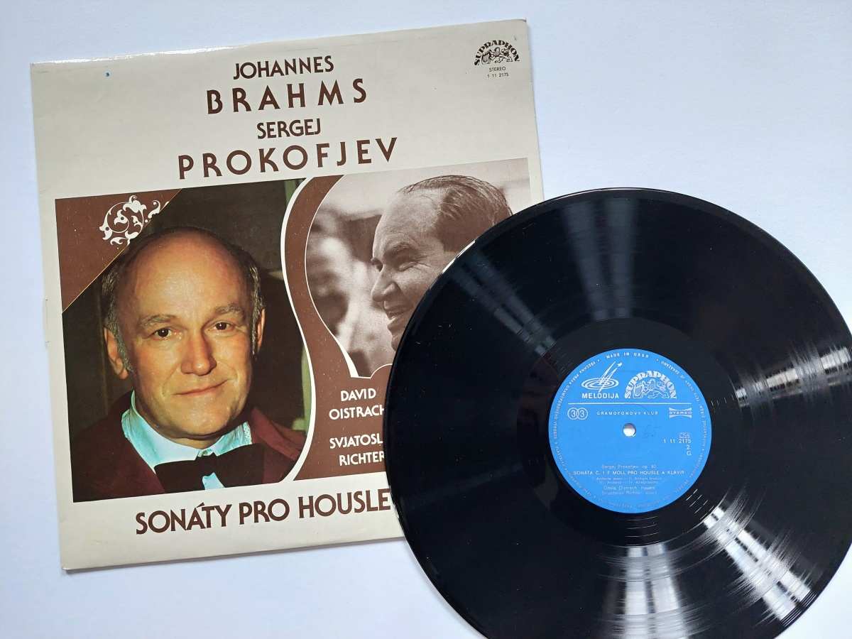 LP Johannes Brahms - Sergej Prokofjev - sonáty pro housle a klavír