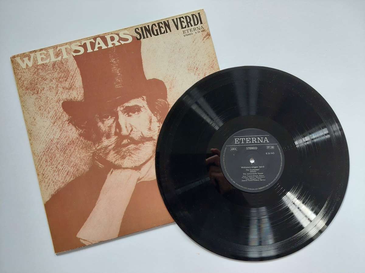 LP Giuseppe Verdi - WELTSTARS SINGEN VERDI