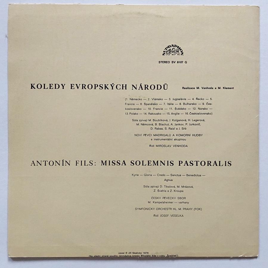 LP Koledy evropských národů - Antonín Fils Missa Solemnis Pastoralis