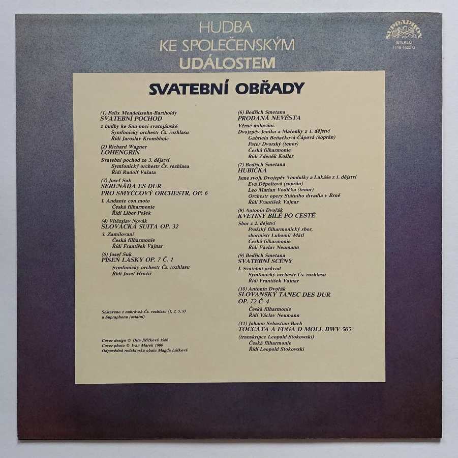 LP Hudba ke společenským událostem Svatební obřady