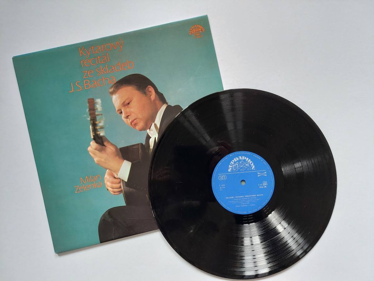 LP Milan Zelenka - Kytarový recitál ze skladeb J. S. Bacha