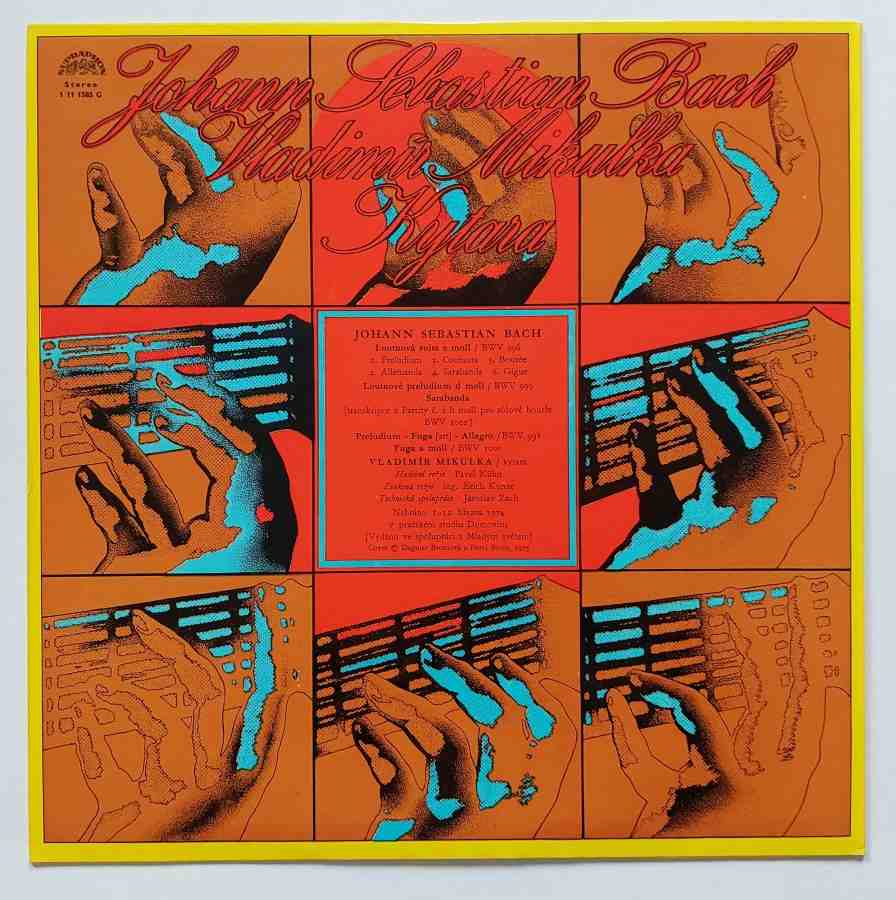 LP Johann Sebastian Bach - Vladimír Mikulka Kytara