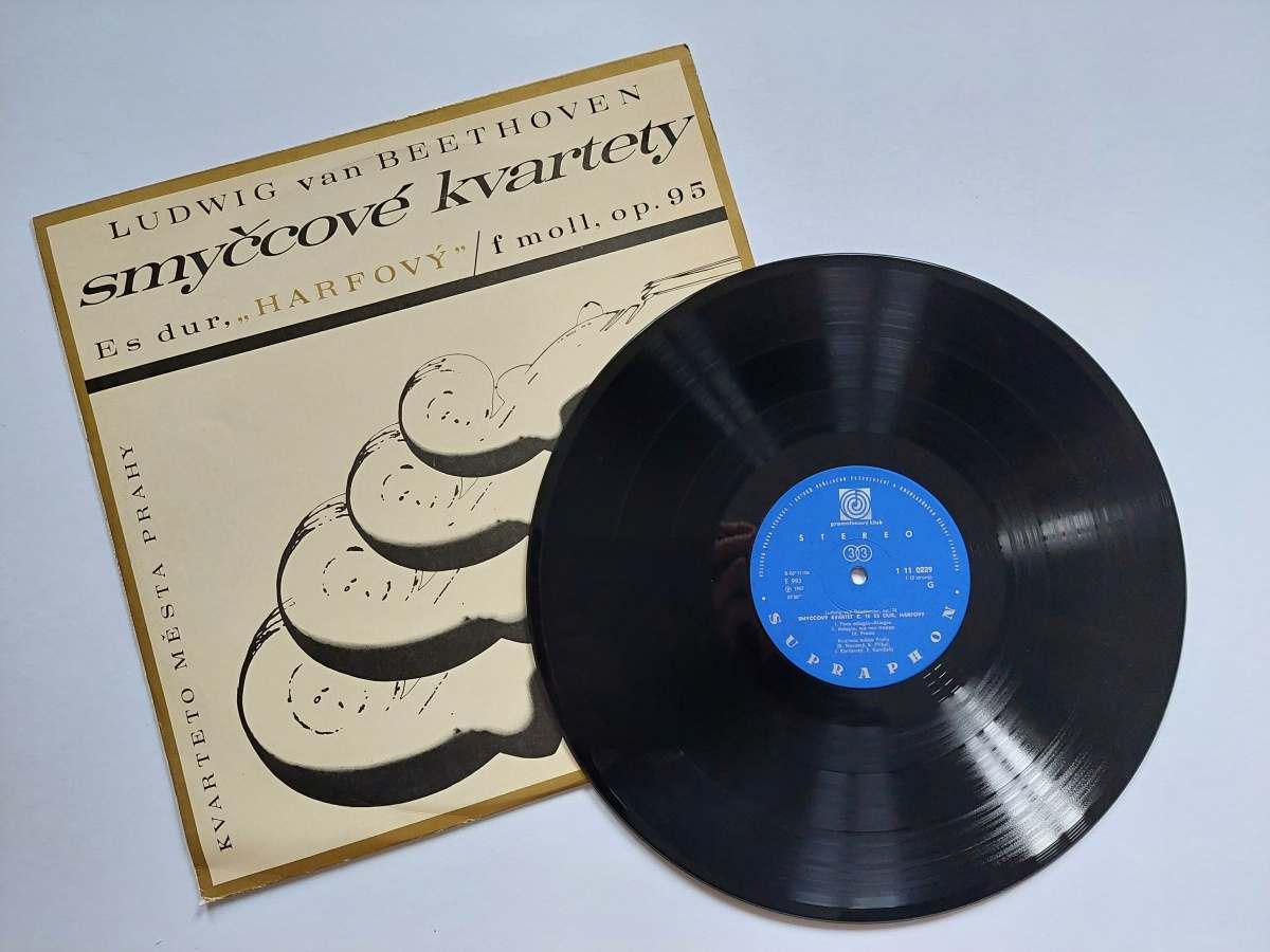 LP Ludwig Van Beethoven - Smyčcový kvartet Es dur č. 10 Harfový op. 74