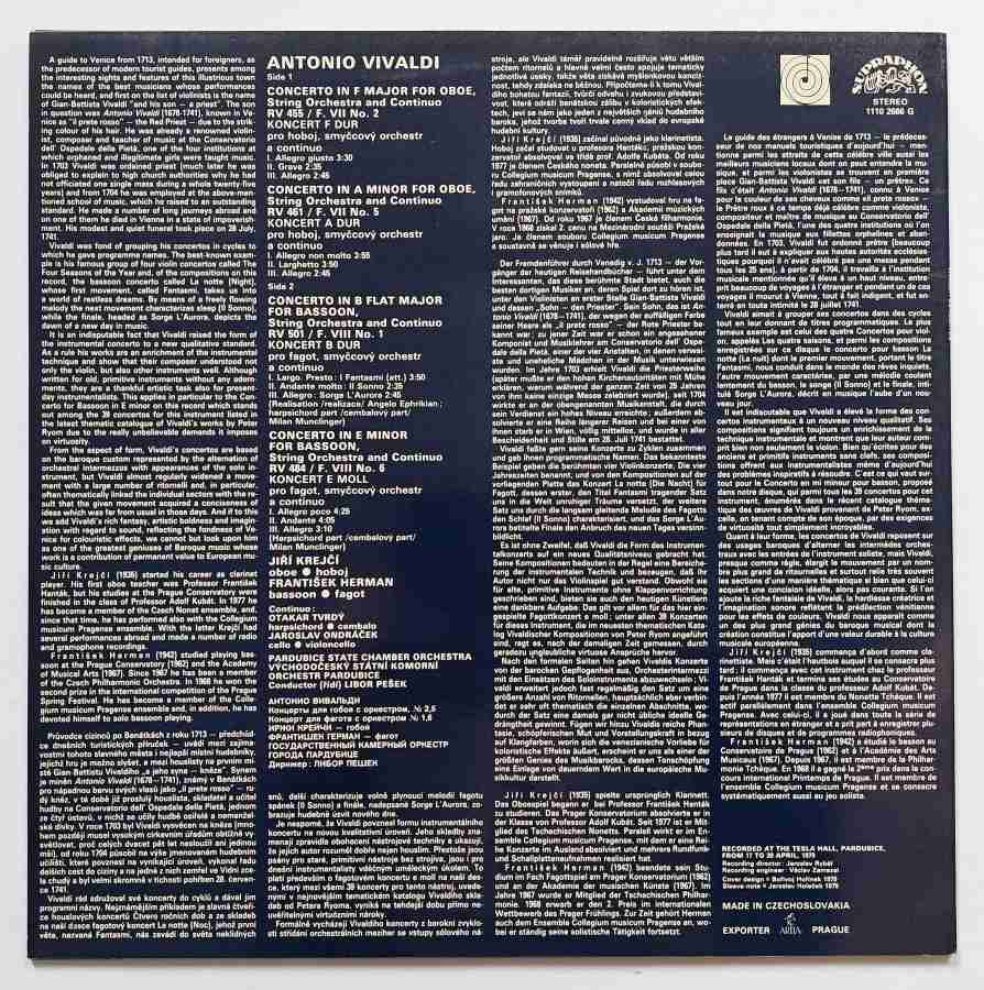 LP VIVALDI - Concertos