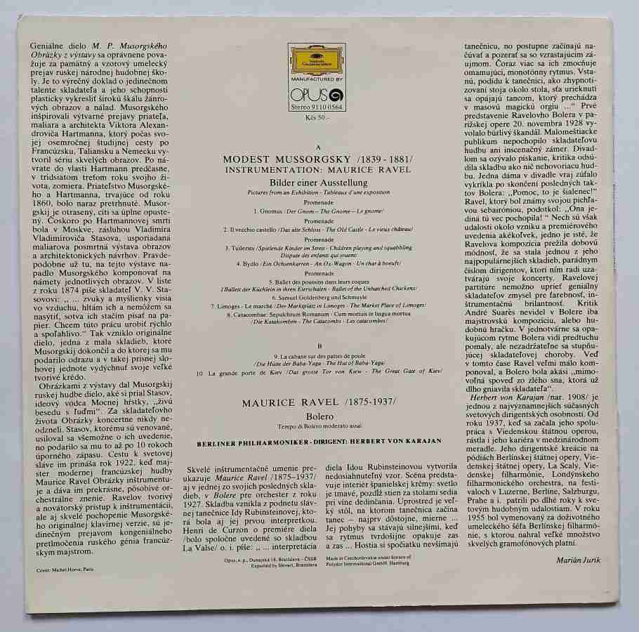 LP Maurice Ravel - Bolero 