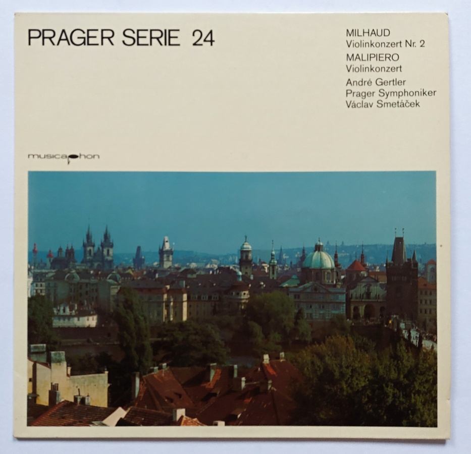 LP DARIUS MILHAUD - Violinkonzert Nr. 2 - MALIPIERO - Violinkonzert