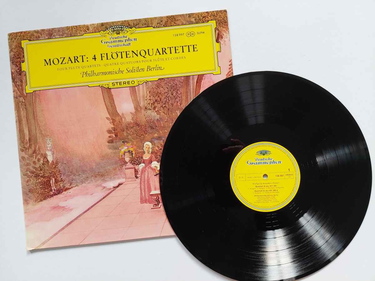 LP Wolfgang Amadeus Mozart - 4 FLÖTENQUARTETTE