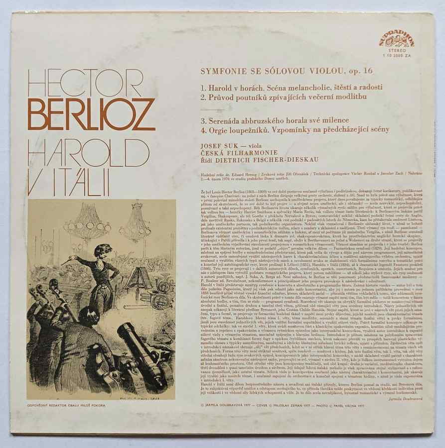 LP HECTOR BERLIOZ - HAROLD V ITÁLII