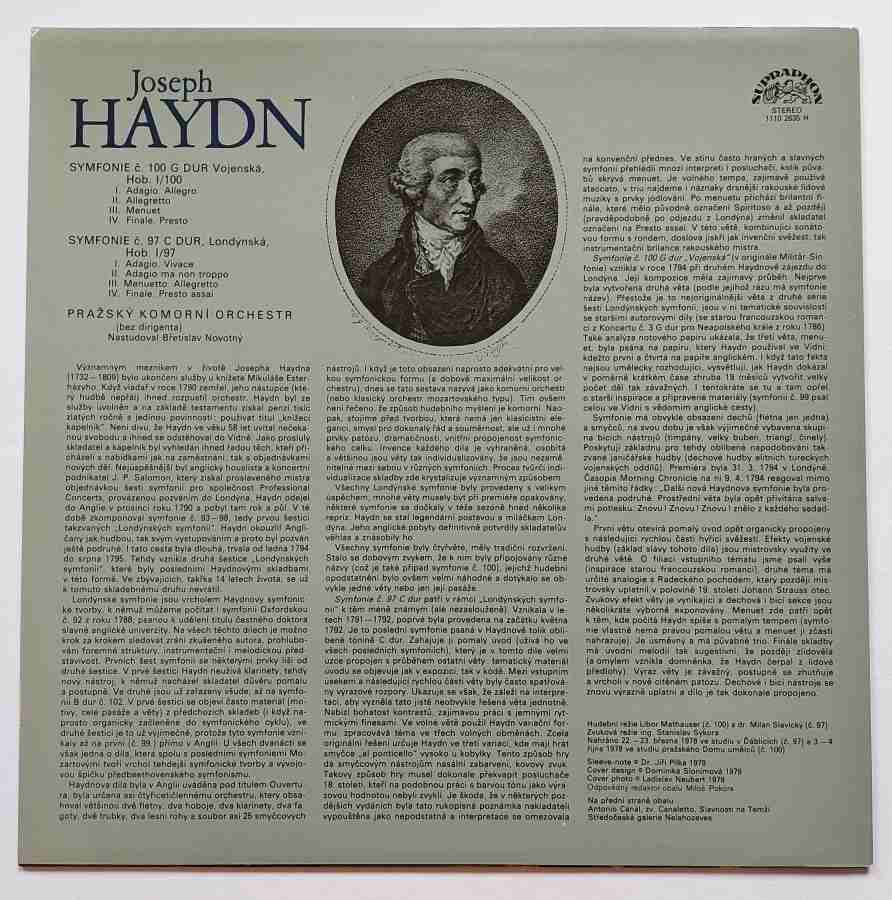 LP Joseph Haydn - Londýnské symfonie
