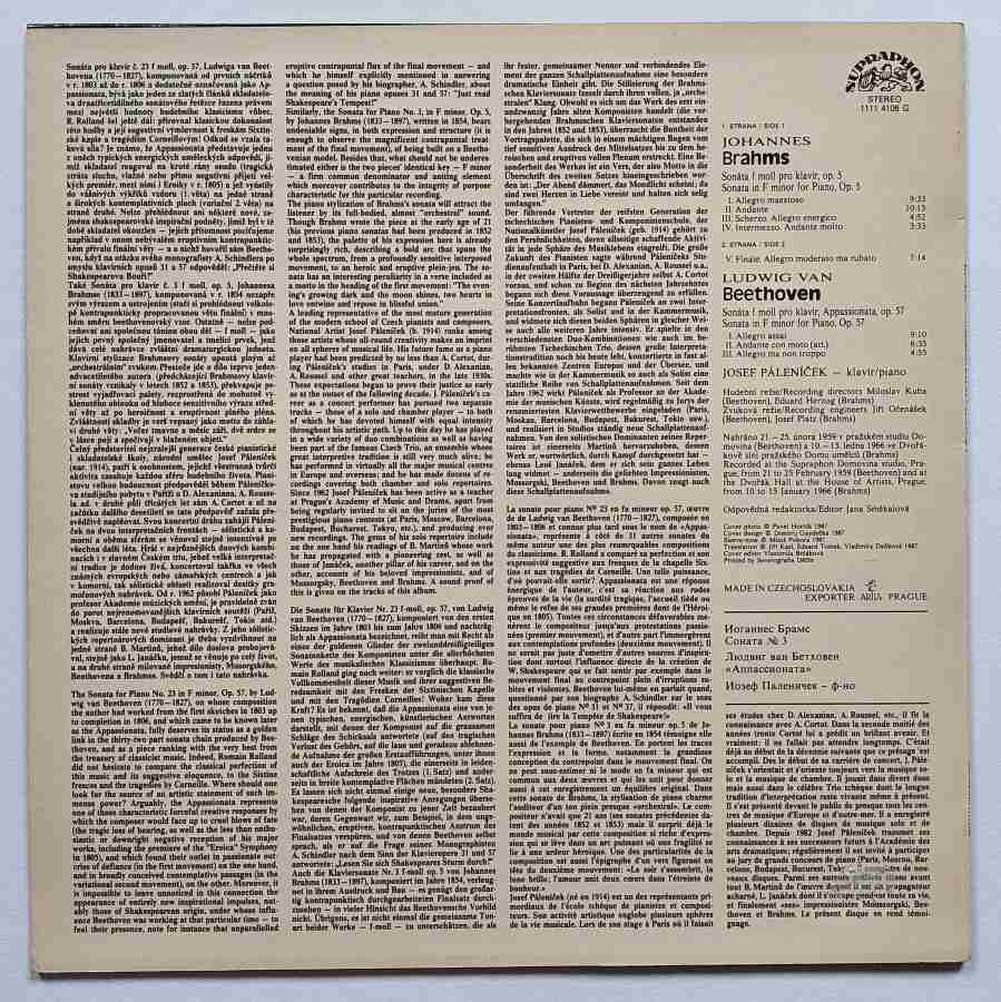 LP Ludwig Van Beethoven - Appassionata 