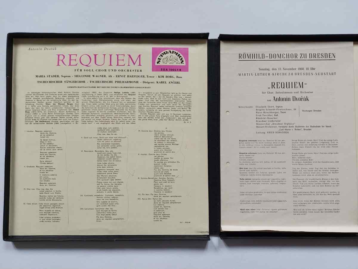 LP ANTONÍN DVOŘÁK - REQUIEM Karel Ančerl