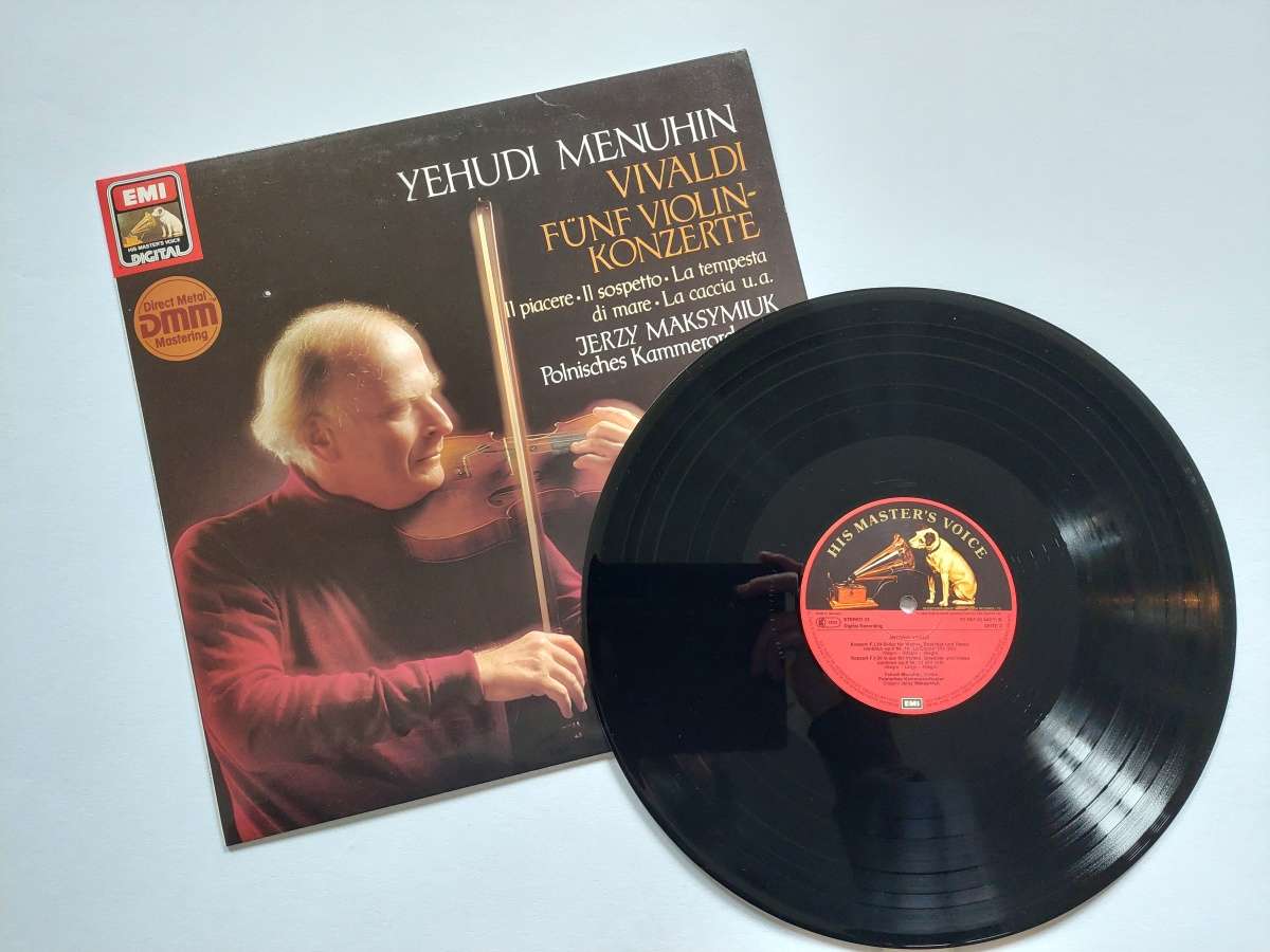 LP ANTONIO VIVALDI - YEHUDI MENUHIN FÜNF VIOLIN KONZERTE