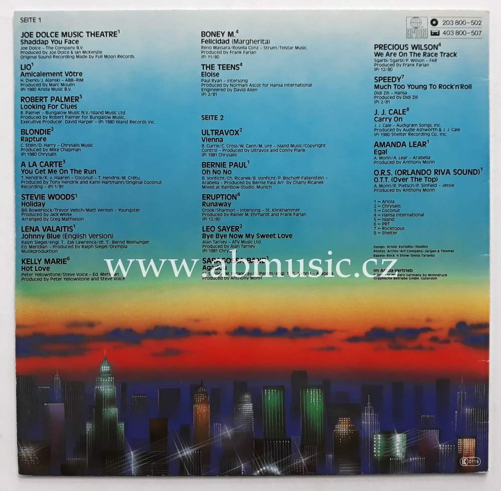 LP HIT-DISCO 81 - Die neuen SUPER 20